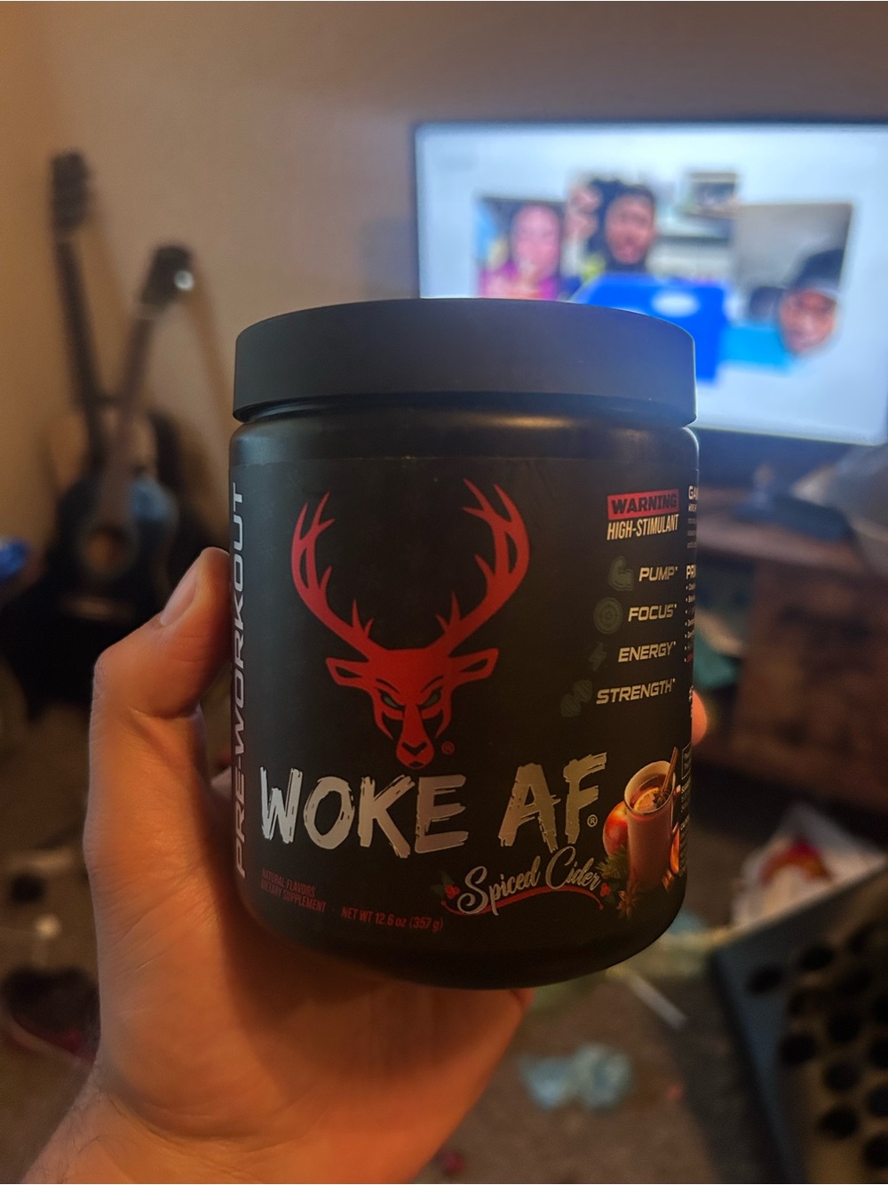 Bucked Up Woke AF Spiced Cider pre workout